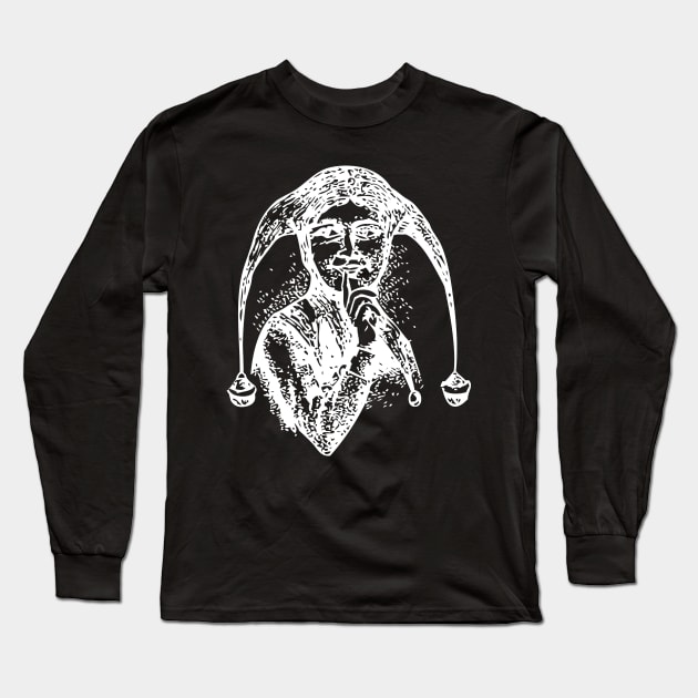 Joker Cards Jester°2 Long Sleeve T-Shirt by PolygoneMaste